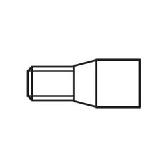 Tube & Screw, screw, short, 1.2mm diam.